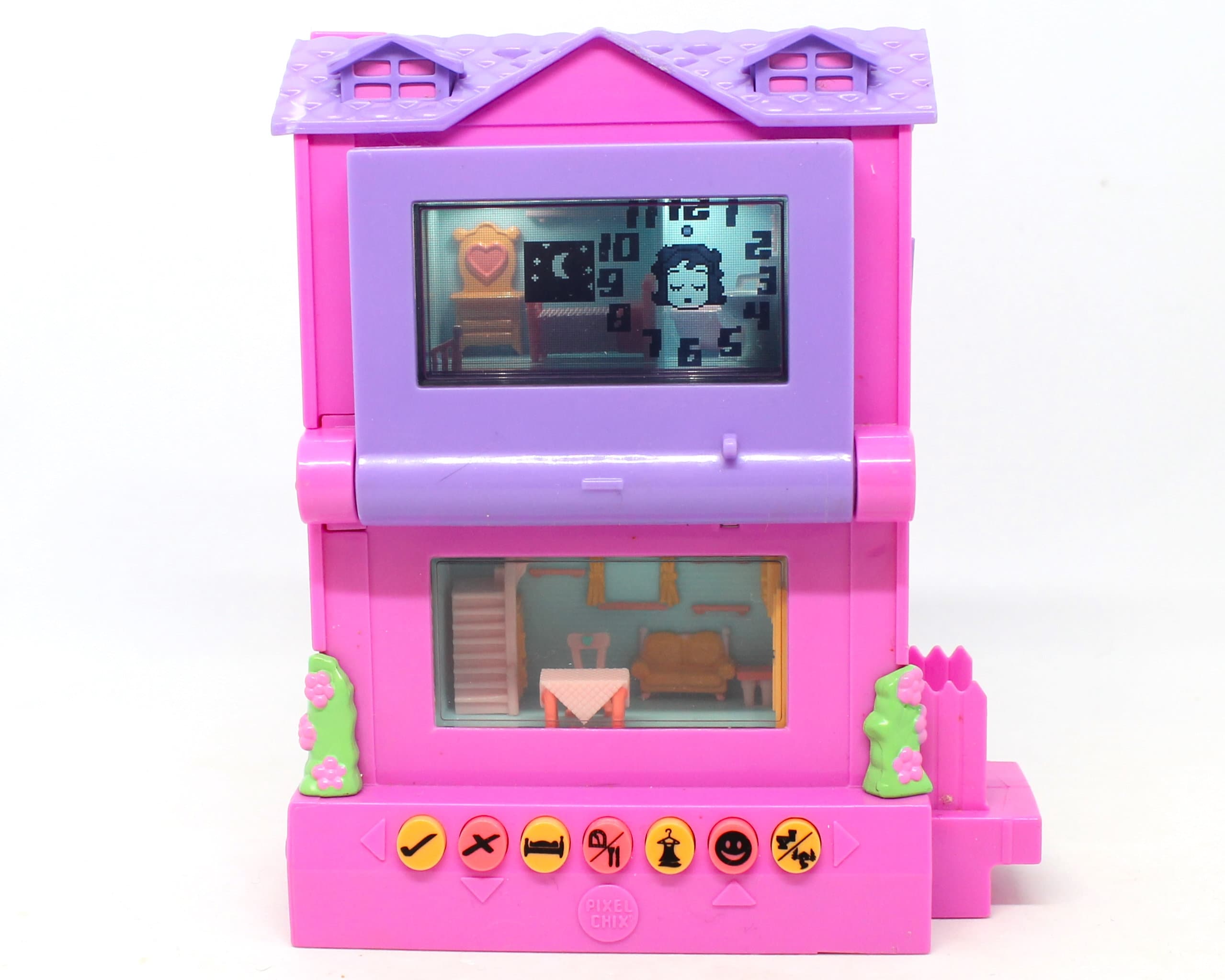Vintage Working Pixel Chix Electronic Pet Game Interactive 2 Story