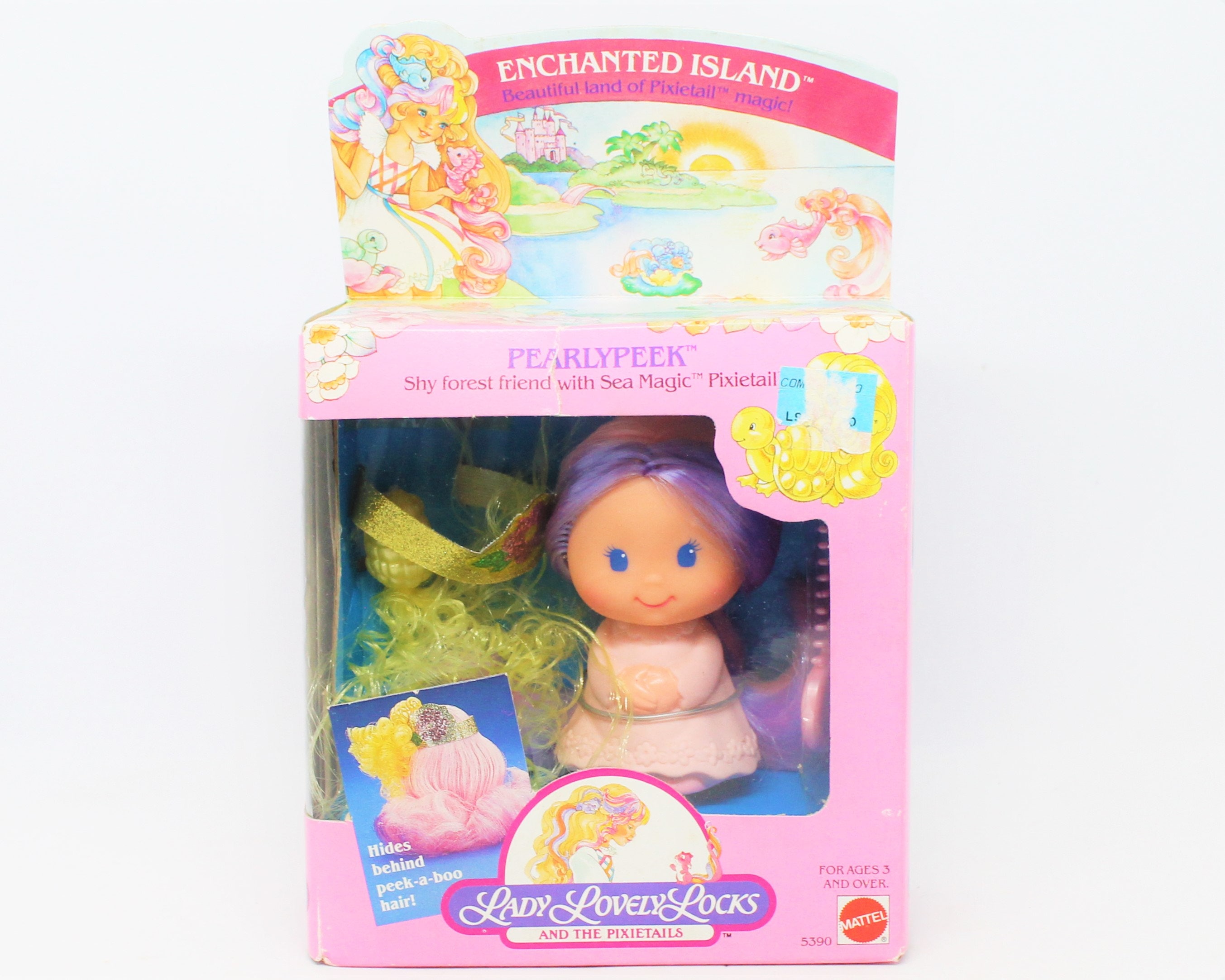 Lady Lovelylocks Pearlypeek Friend Vintage Mattel Doll Enchanted