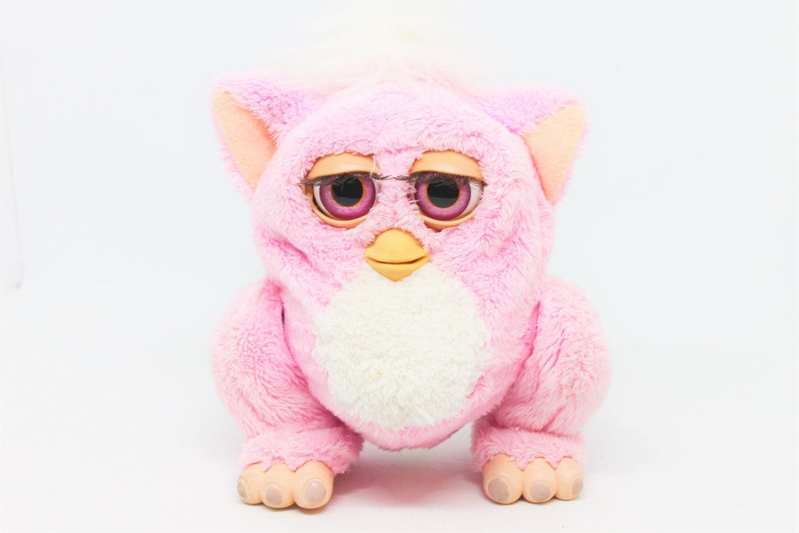 Vintage 2005 Furby Baby Pink With Pink Orange Eyes Emoto | Etsy