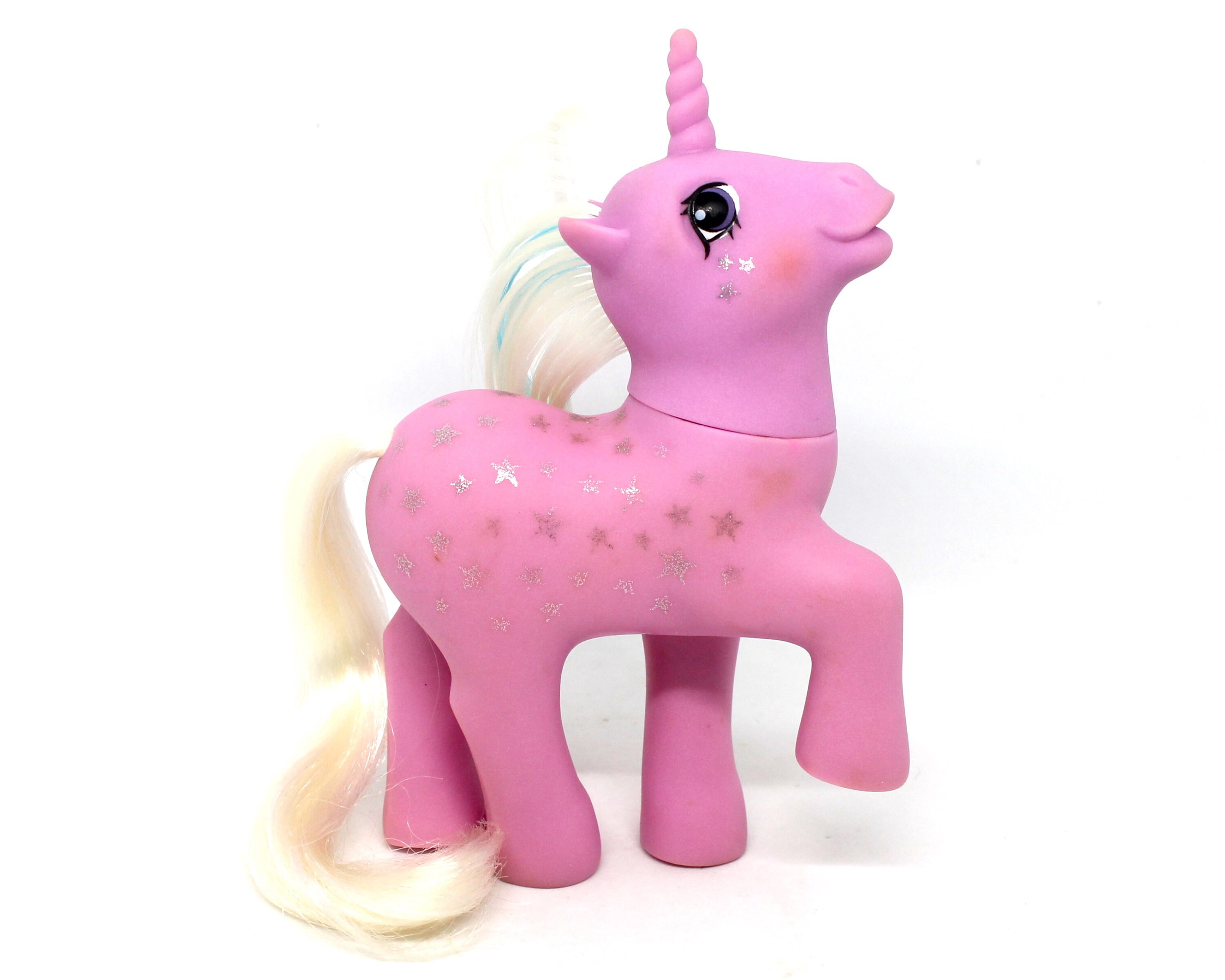 Vintage Hasbro G1 My Little Pony MLP Twice as Fancy Milky Way Pink 