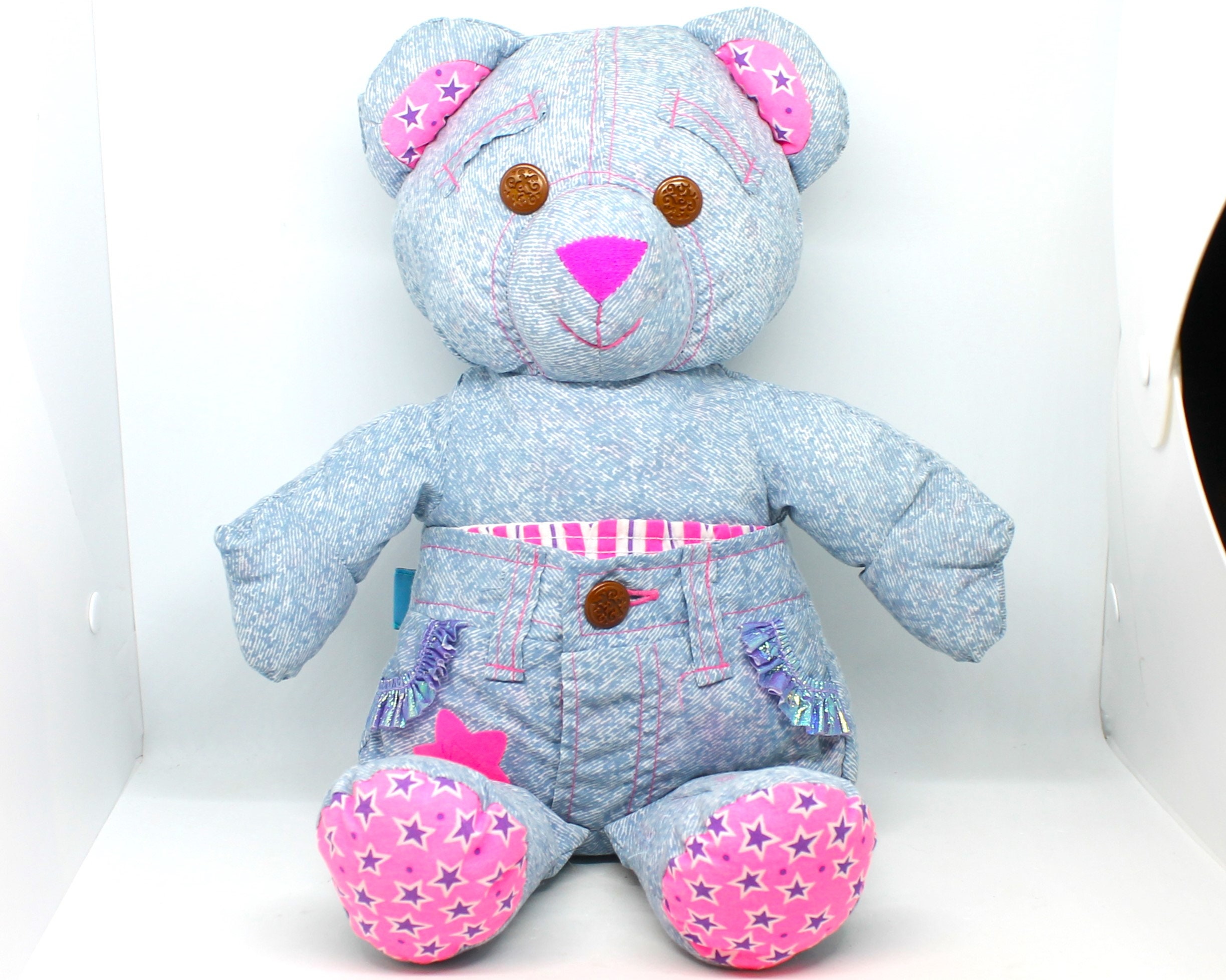 Large Pink Doodle Bear 1994/2005 Ed Kaplan Associates 