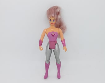 Vintage Mattel She-Ra Princess of Power Glimmer Purple Pink Doll Action Figure POP MOTU Masters of the Universe Original 1980s 80s