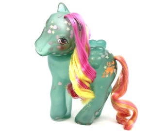 Vintage G1 Glow N' Show My Little Pony MLP Starglow Green Vintage G1 Glow N' Show My Little Pony MLP Starglow Green