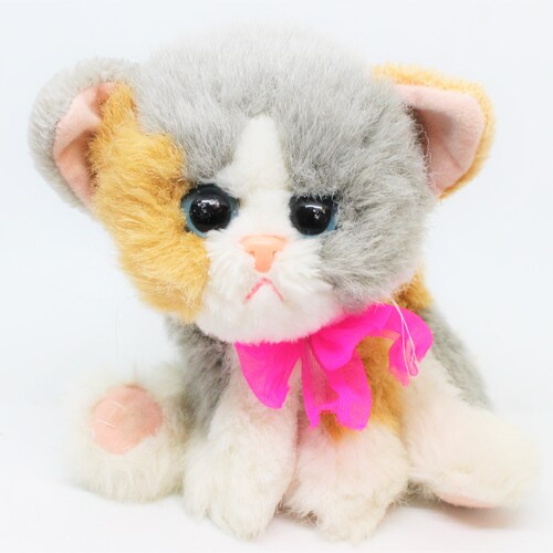 stuffed animal cats that purr