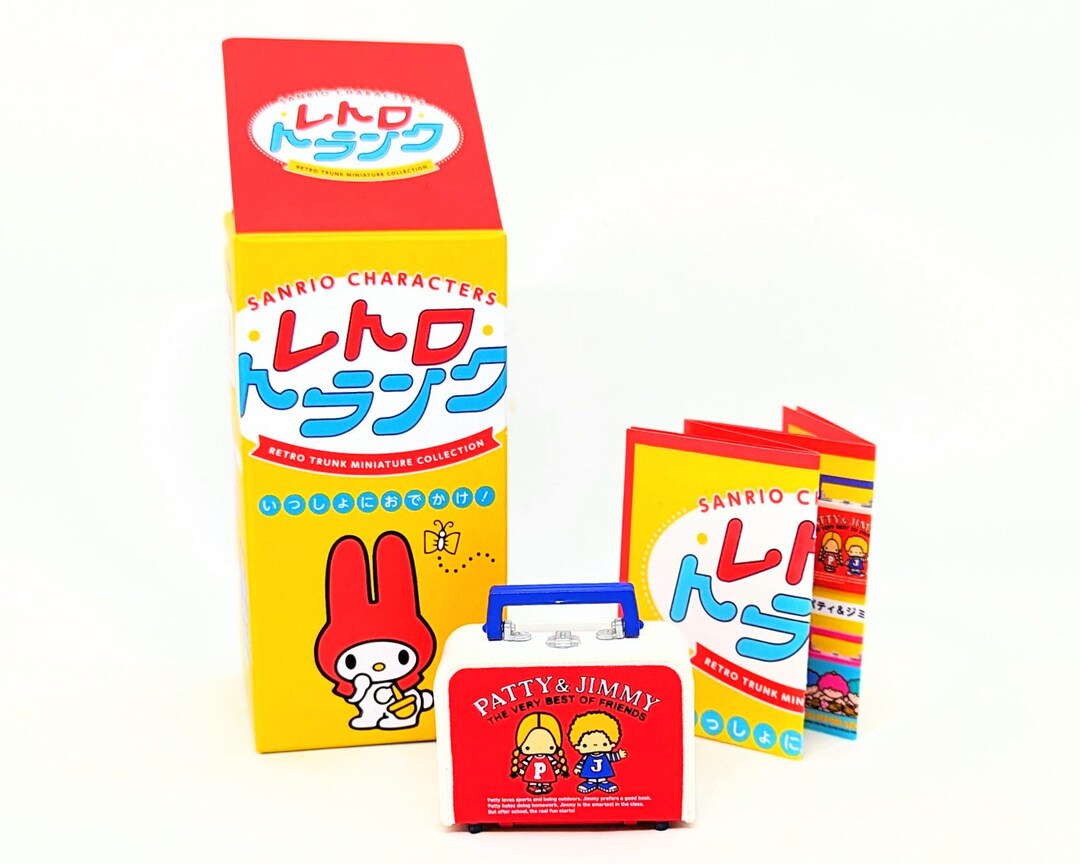 Sanrio Mini Trunk Tiny Small Patty & and Jimmy Gachapon Ken