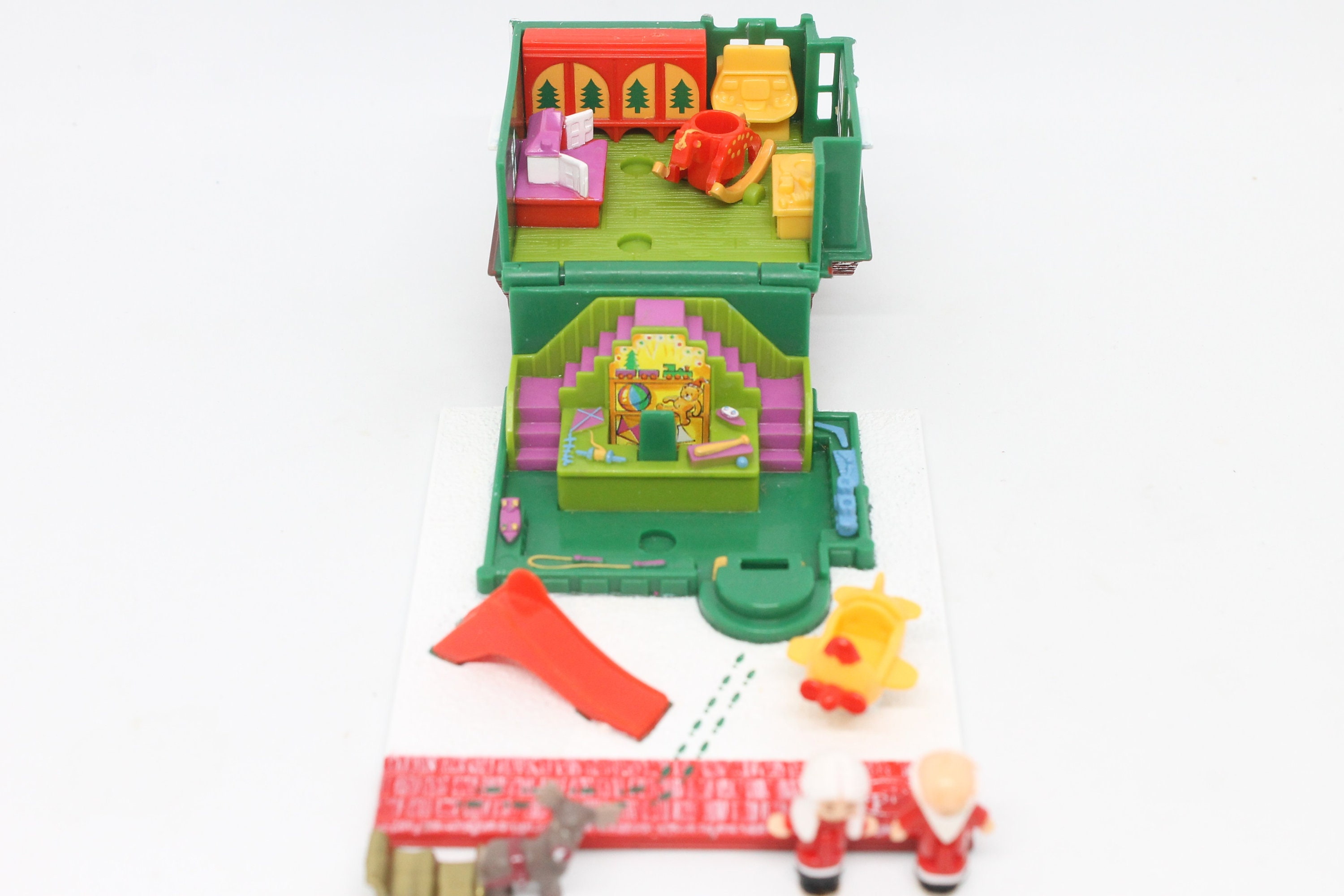 Polly pocket bluebird de 1989 thème noël Rouge Plastique