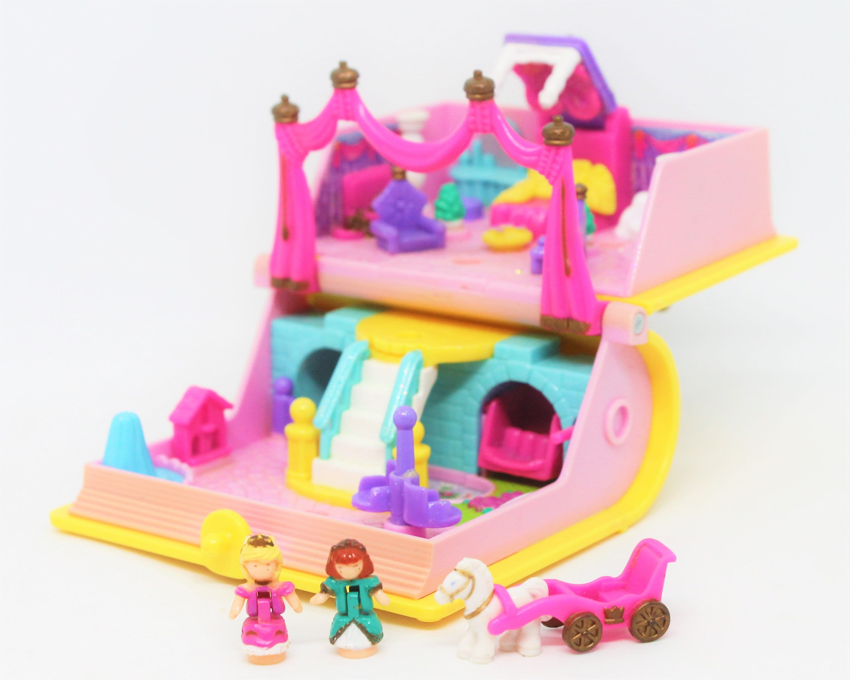 Vintage Polly Pocket Sparkling Princess Palace 100% Complete