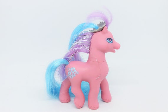 Vintage My Little Pony G1 Rainbow Curl Pony Stripes Pink