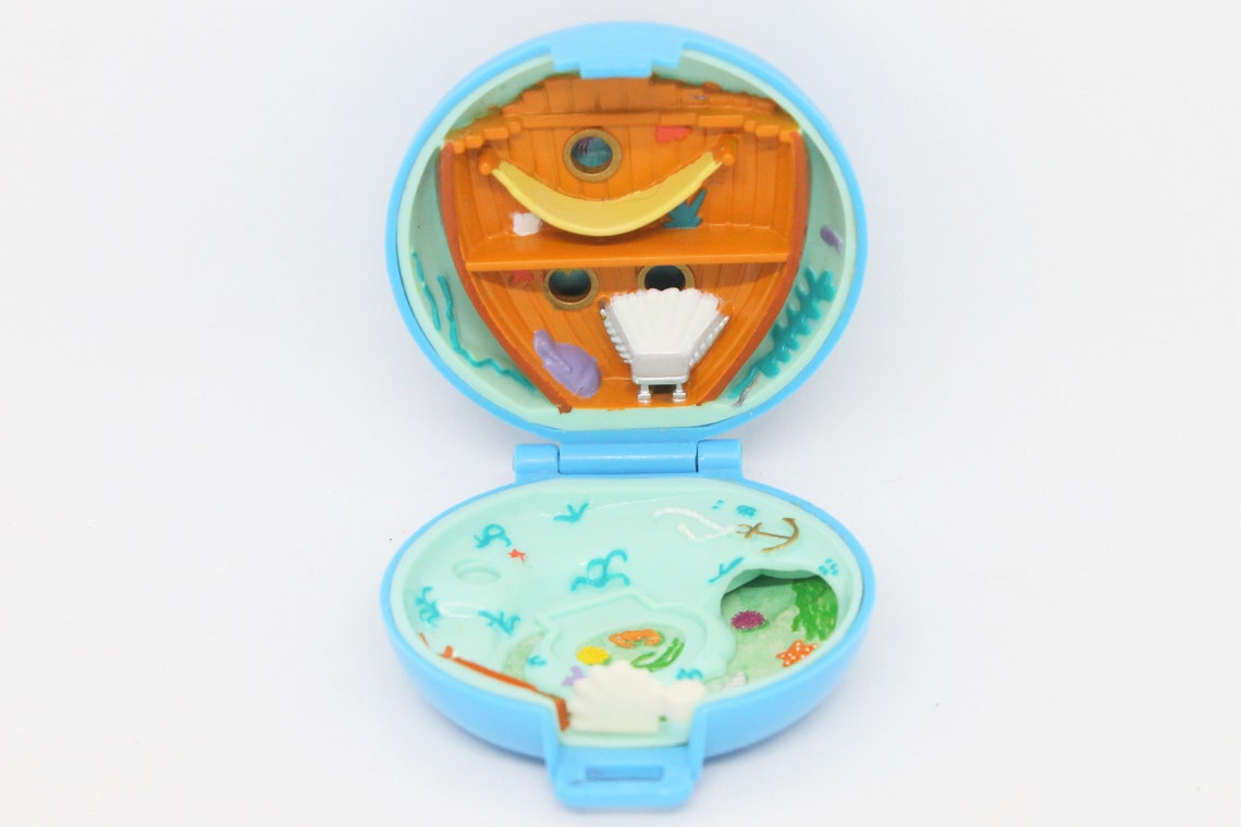 Vintage Bluebird Mattel Polly Pocket Jeweled Sea Princess