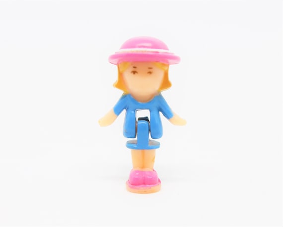 Figura de repuesto vintage de Polly Pocket de Bluebird de Mattel, figura  exclusiva para juego de viaje de la tienda de mascotas, coleccionables retro