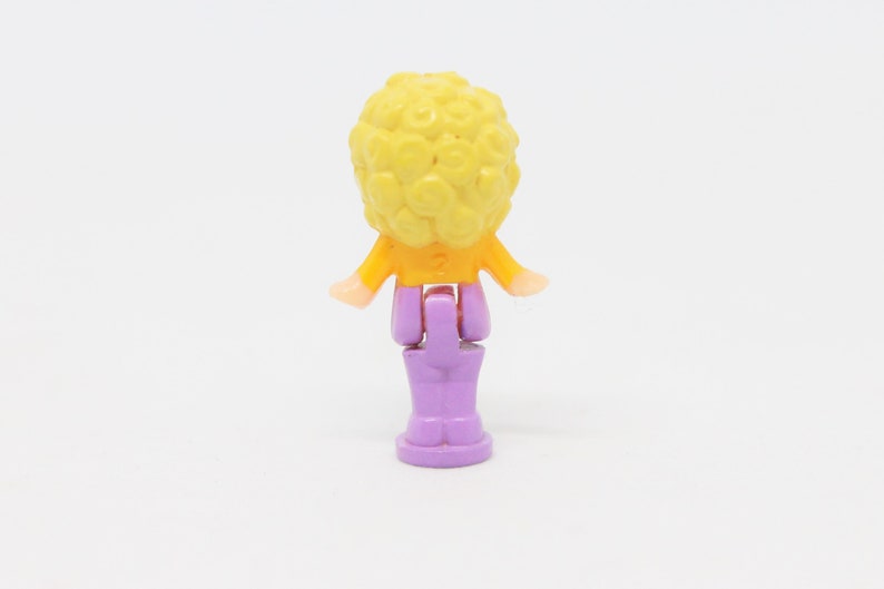 Vintage Bluebird Mattel Polly Pocket Replacement Doll Polly/'s Hair Salon Hairdressing Classic Octagon Yellow Compact Original Tiny World