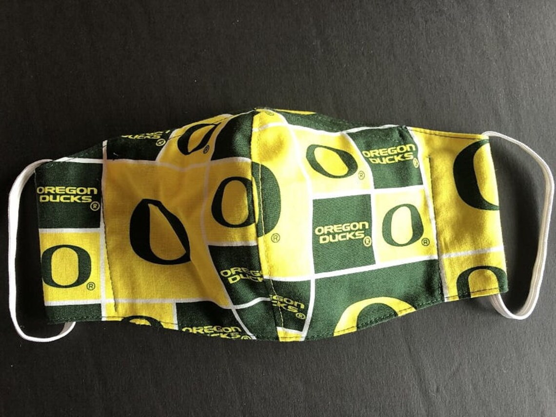 Face Mask University of Oregon Ducks Pac12 Football NCAA Etsy