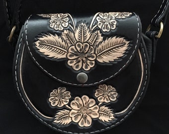 Leather handbag/ ladies handbag/ over the shoulder bag/ shoulder bag/ crossbody bag/ clutch purse