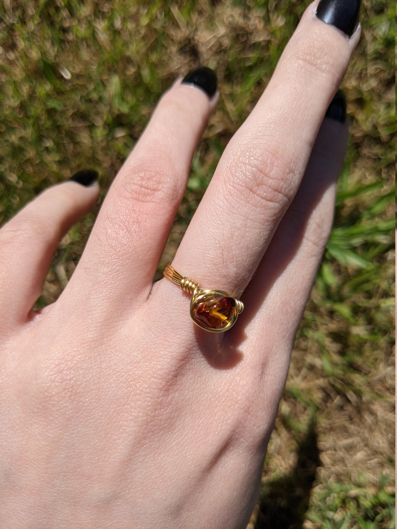 vintage engraved ring aot