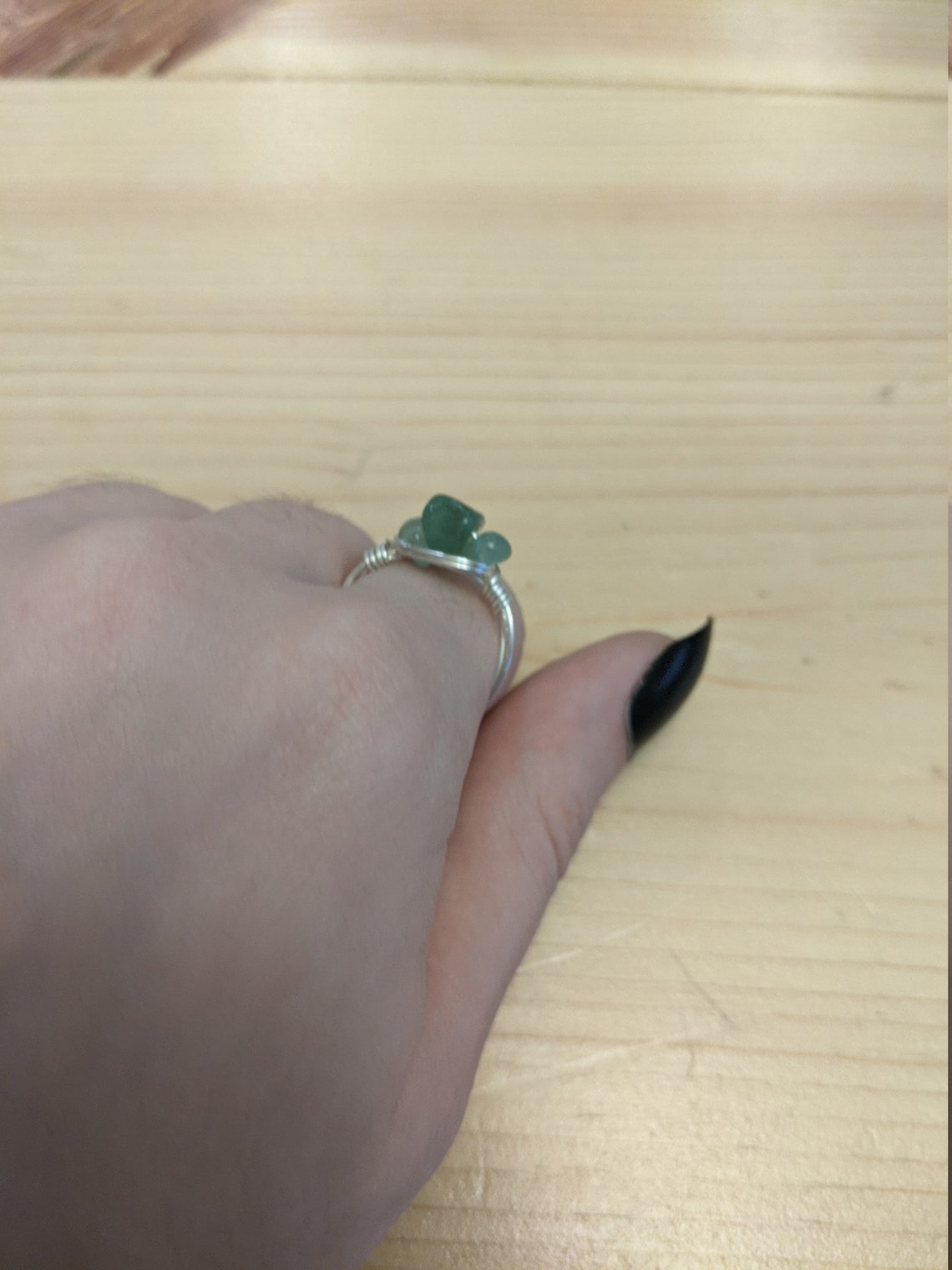 vintage engraved ring aot