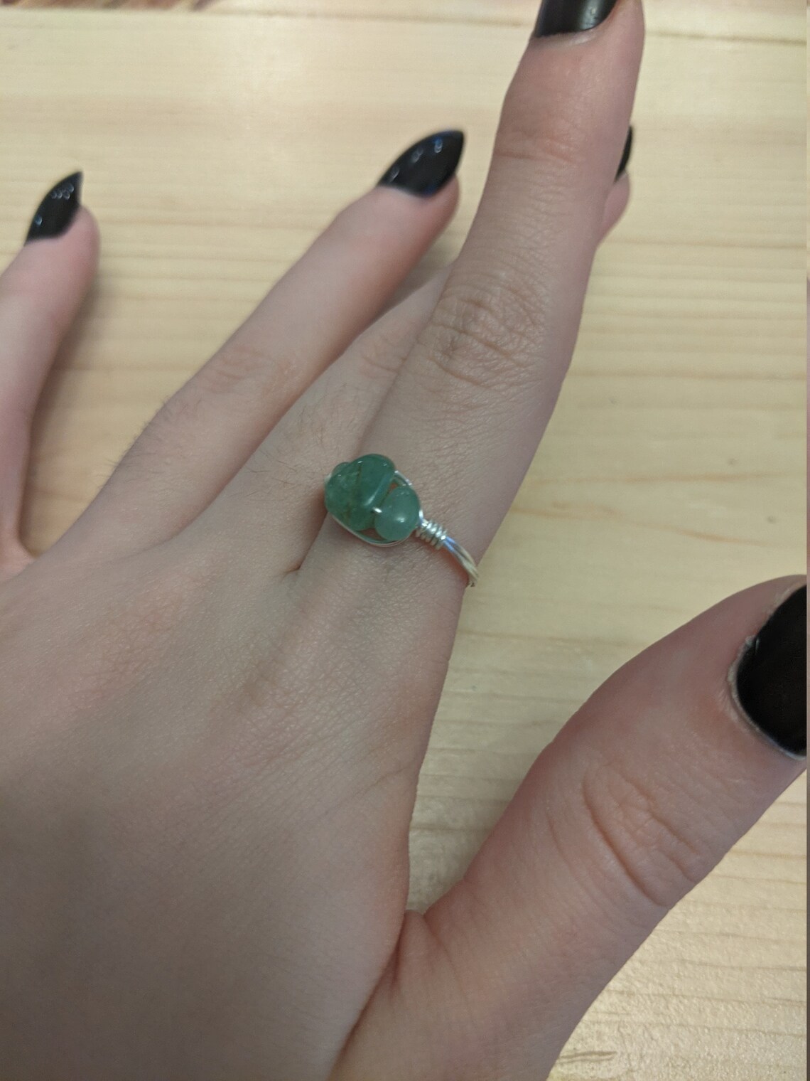 vintage engraved ring aot