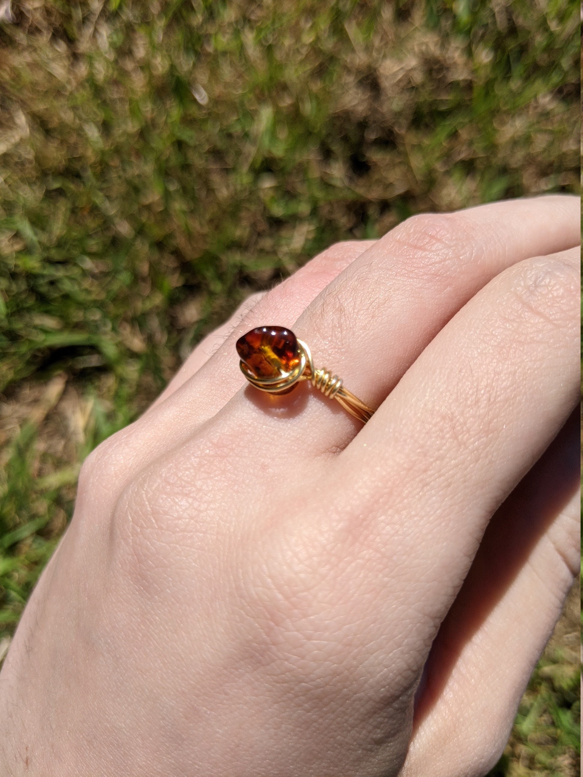 vintage engraved ring aot