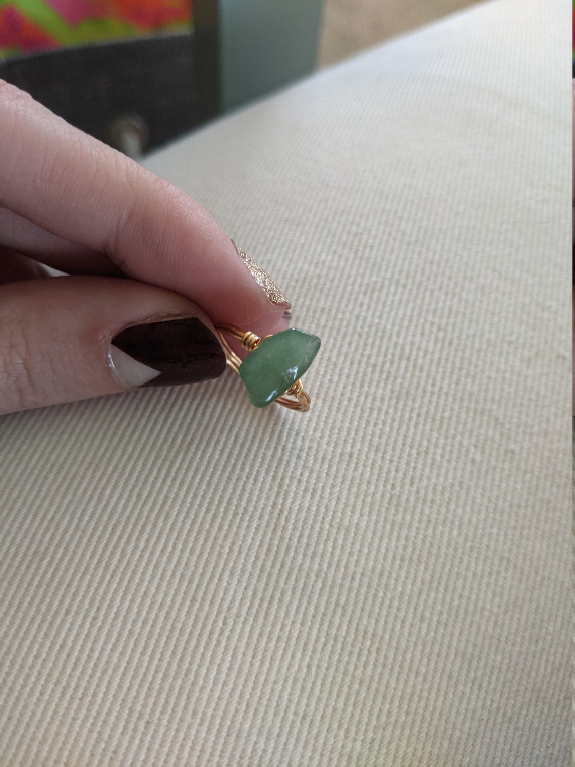 vintage engraved ring aot