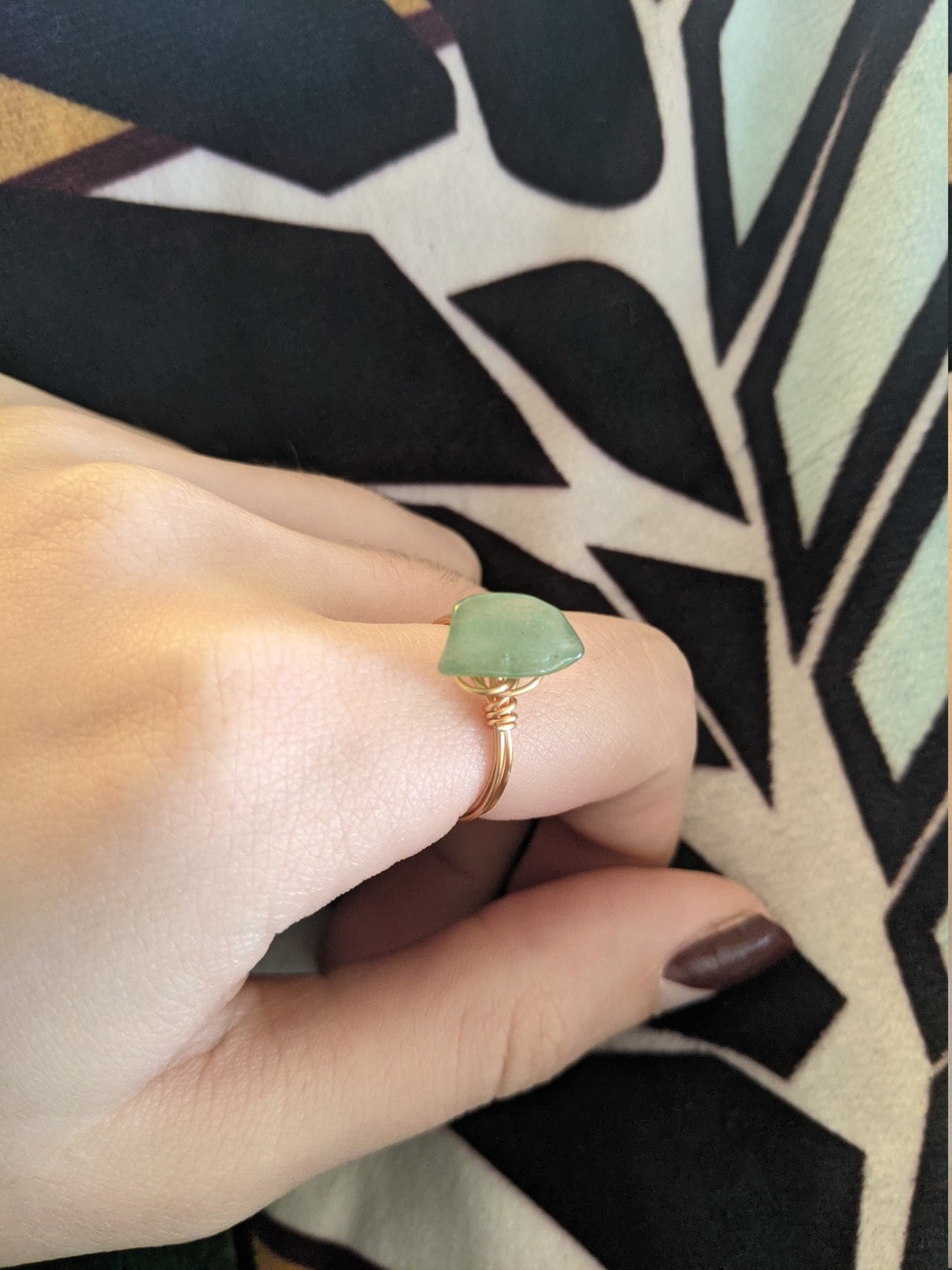 vintage engraved ring aot