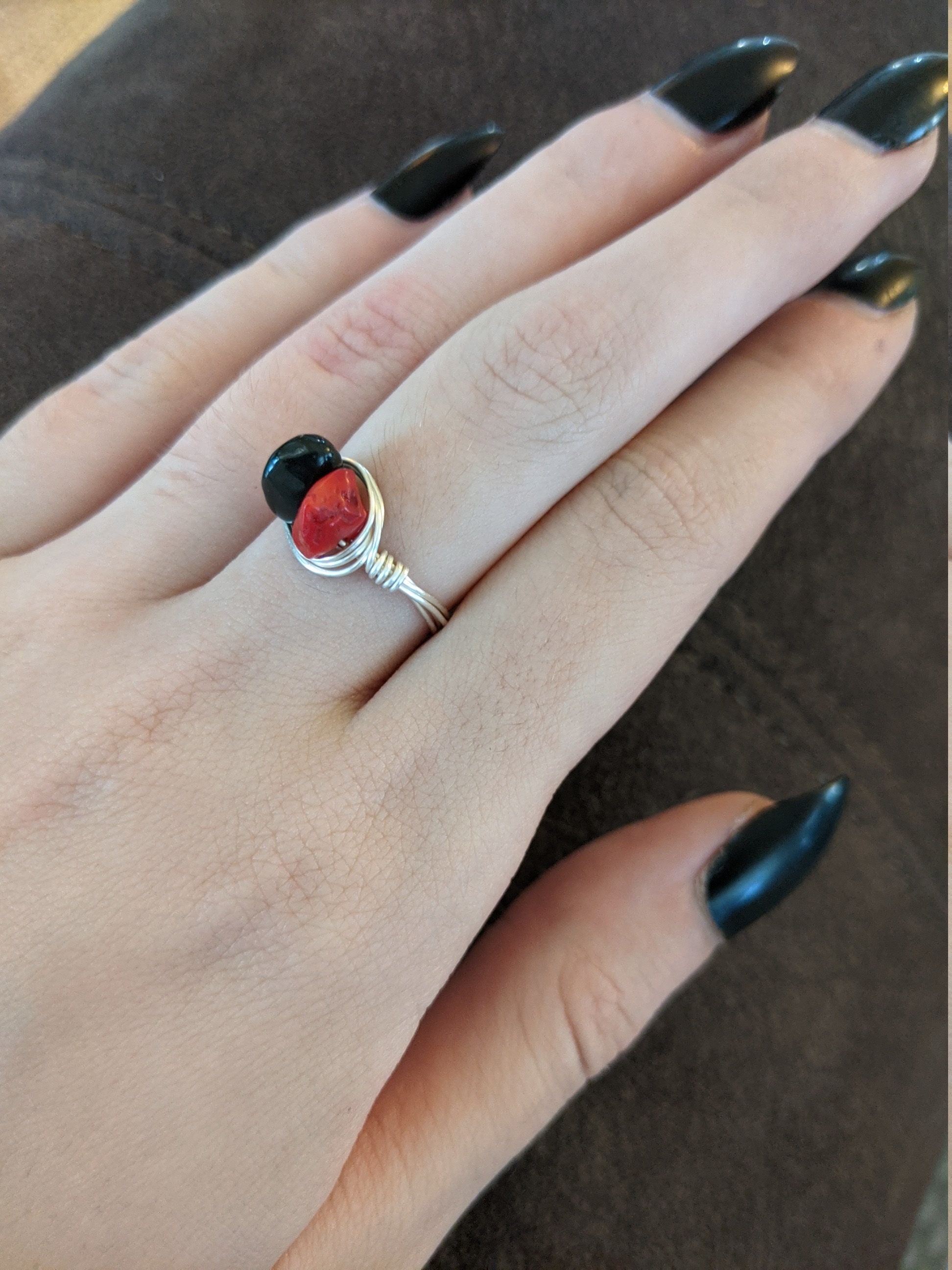 vintage engraved ring aot
