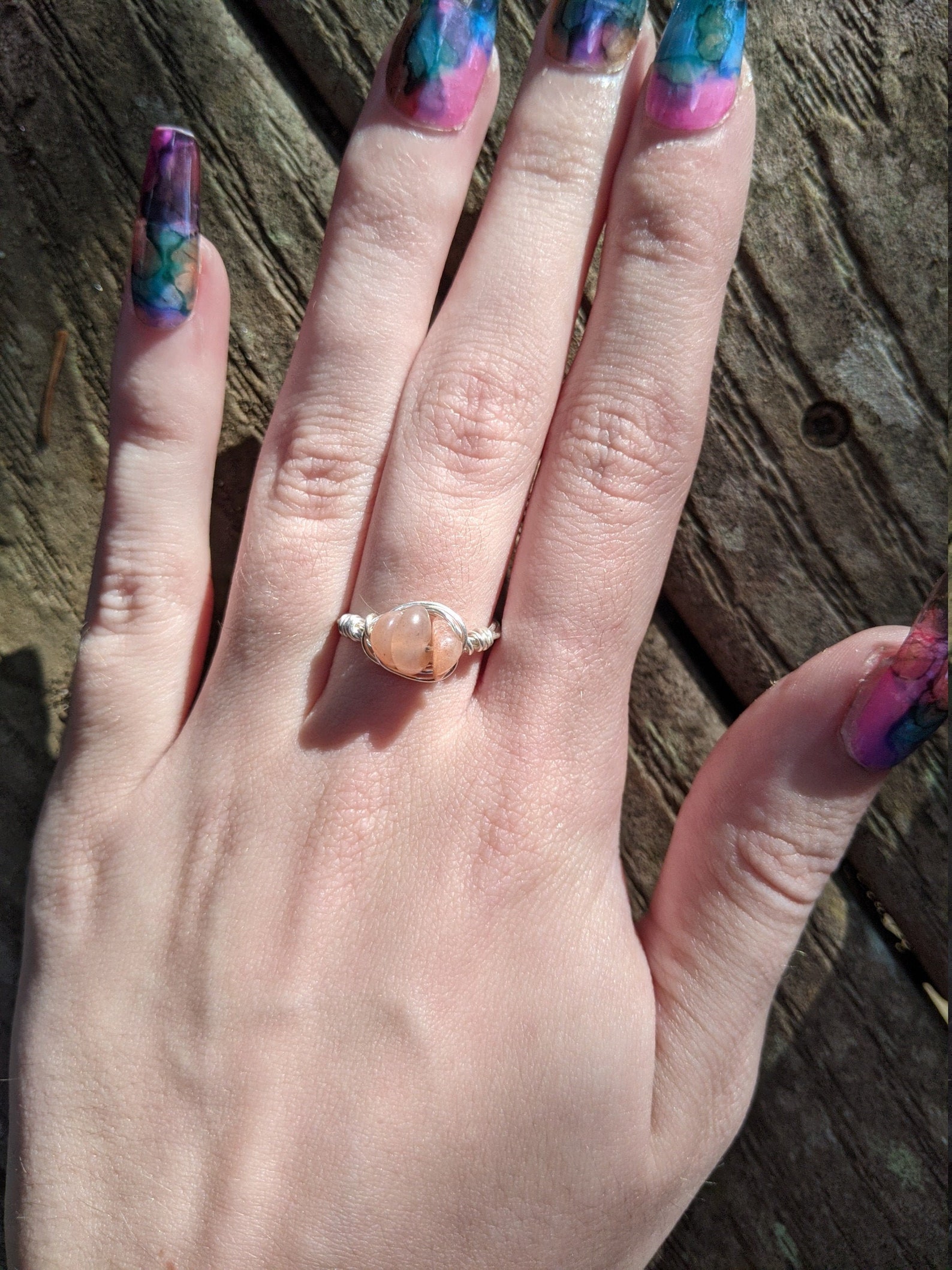 vintage engraved ring aot