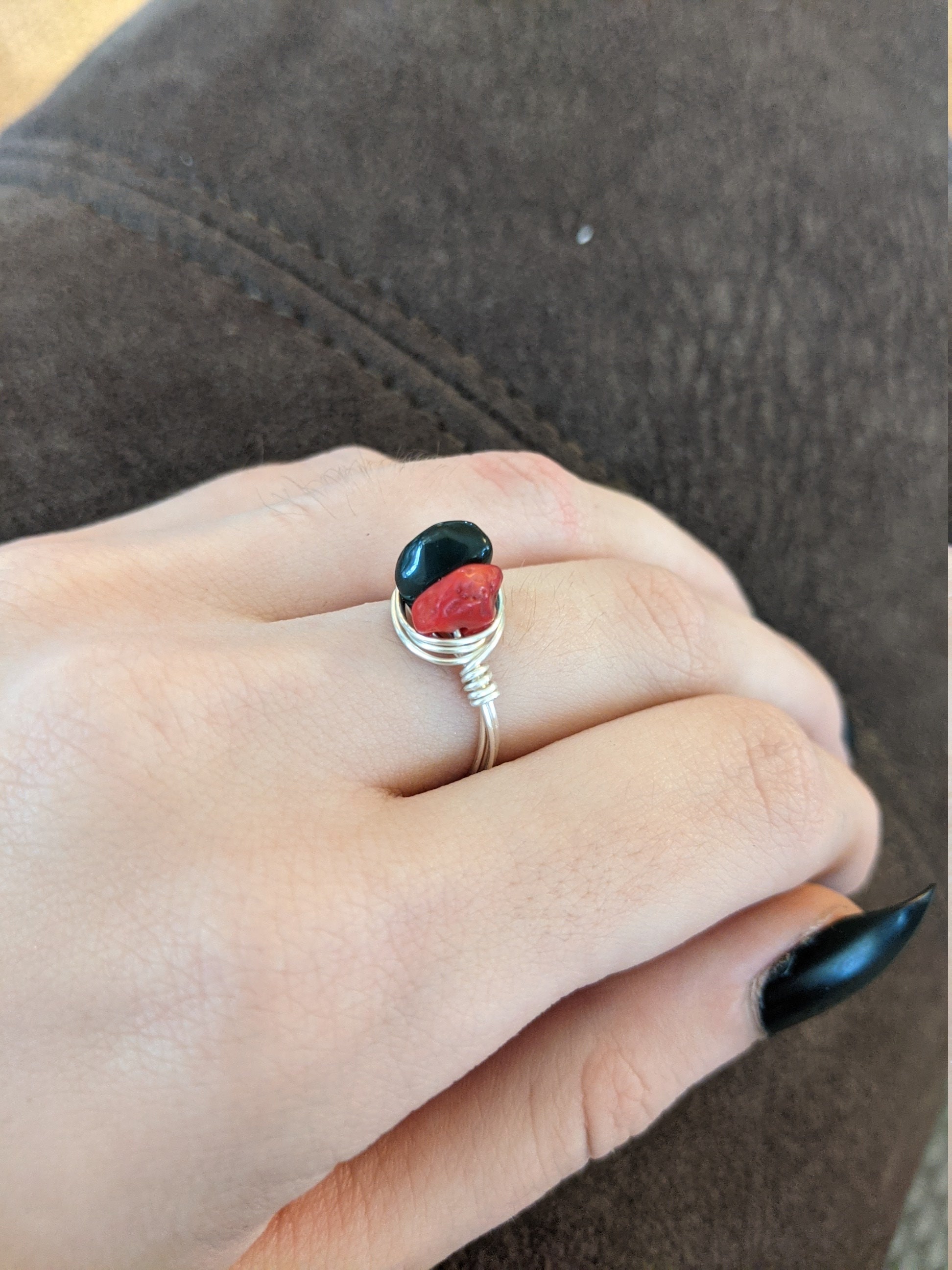 vintage engraved ring aot