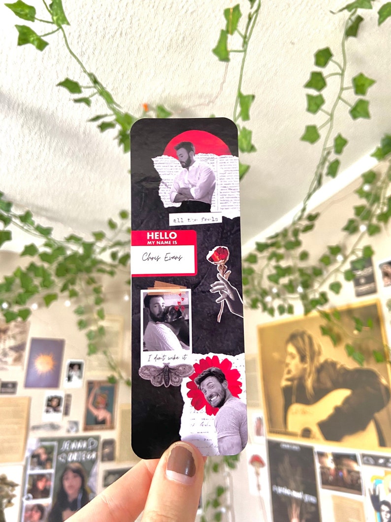 Capsicle Collage 2-sided Collage Bookmark: High Gloss Thick Paper ...