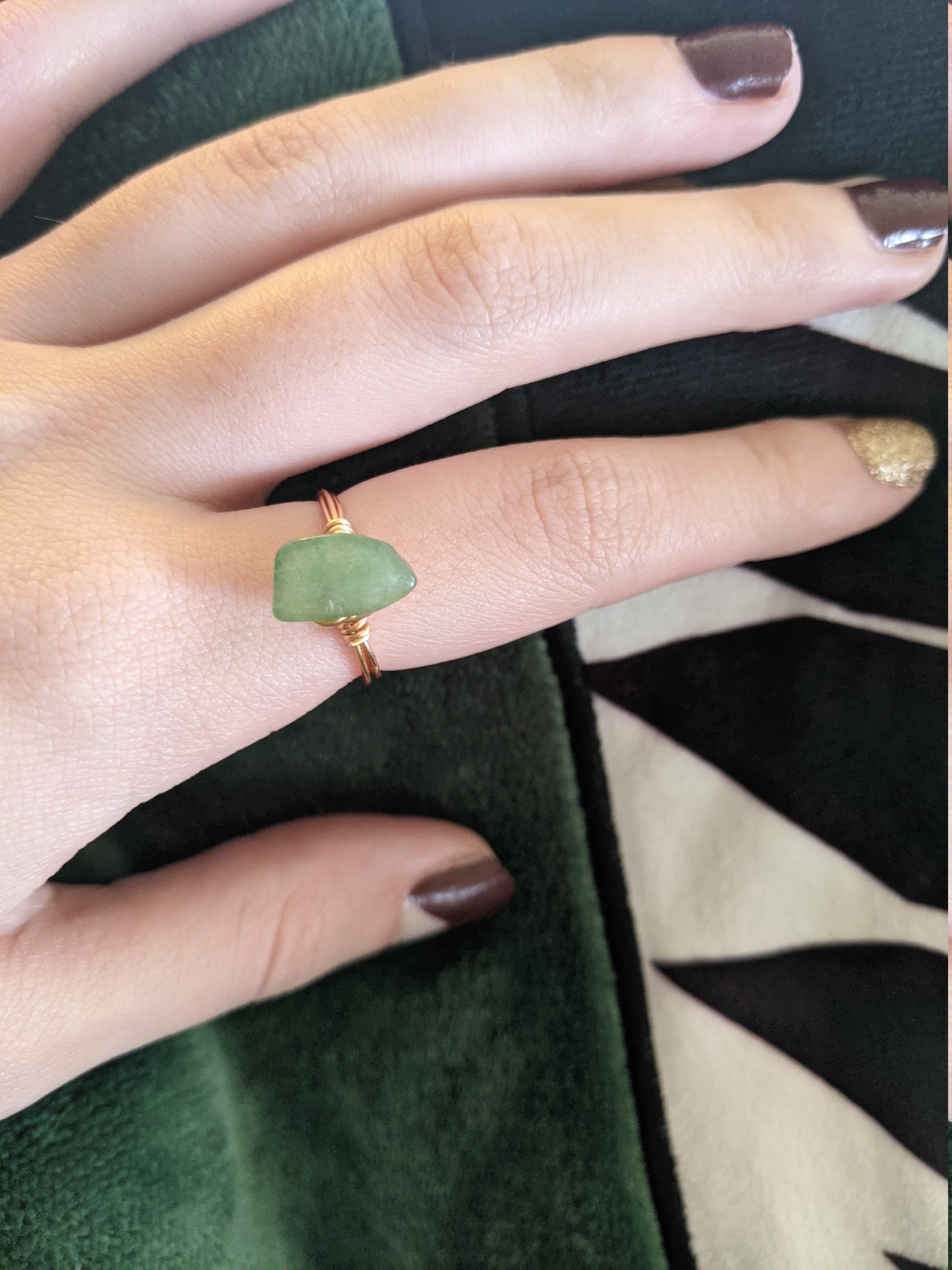 vintage engraved ring aot