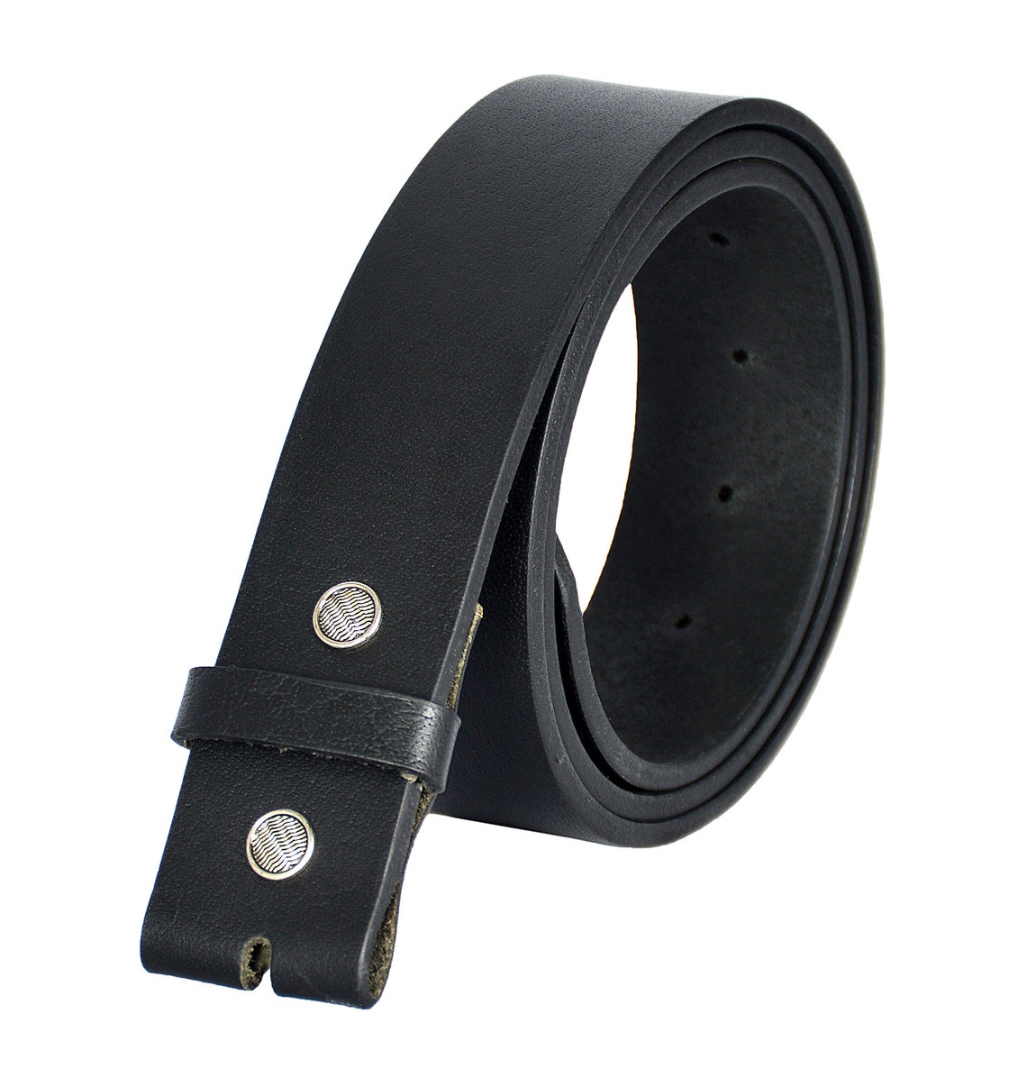 Genuine Leather Belt Strap Without Buckle Full Grain Cowhide Etsy UK