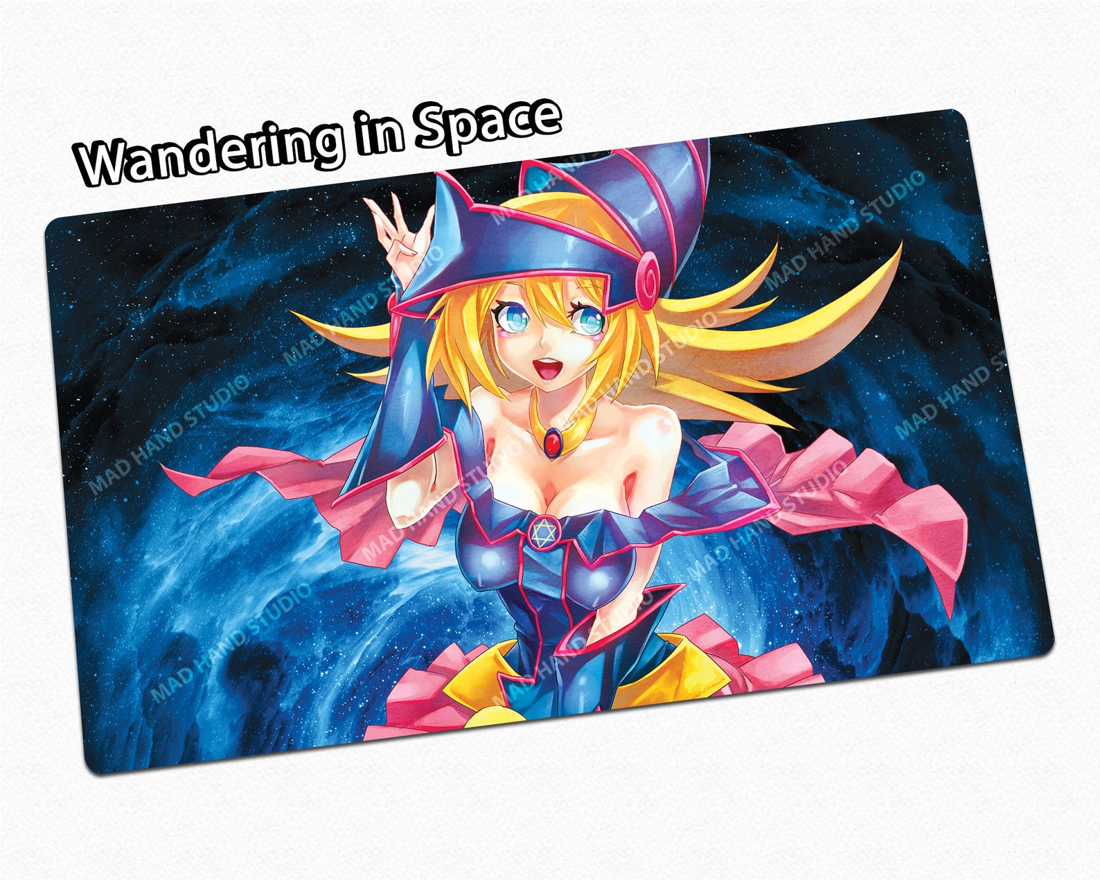 Personalized Dark Magician Girl YuGiOh Playmat Card Game Play Etsy