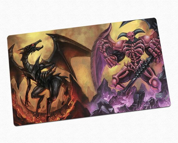 Red Eyes Black Dragon Summoned Skull Yugioh Custom Playmat Etsy Red Eyes Black Dragon Summoned Skull Yugioh Custom Playmat Etsy