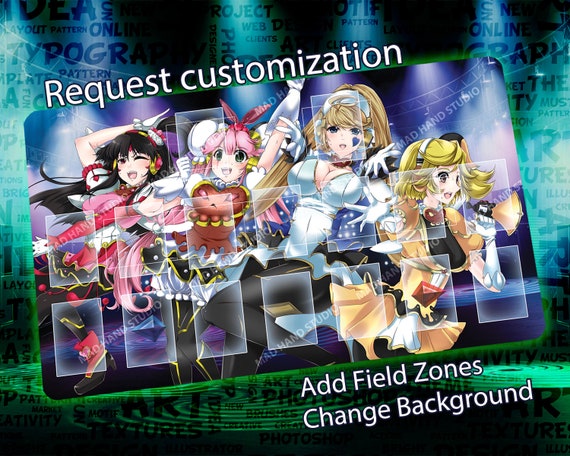 Yugioh Dark Magician fille trading card game Duel trading card game Tapis Playmat GRATUIT Meilleur Tube