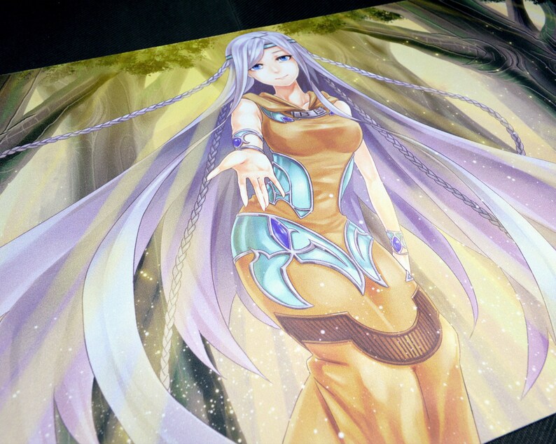 Maiden with Eyes of Blue Custom YuGiOh Duel Playmat for White Etsy