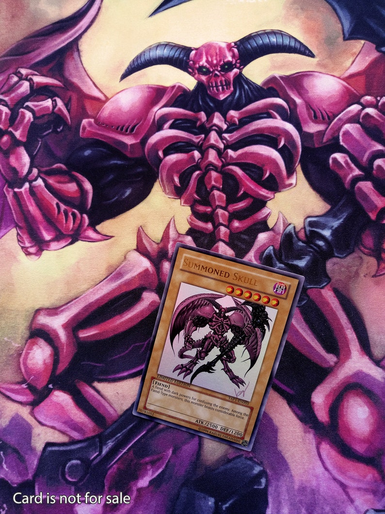 Red Eyes Black Dragon & Summoned Skull YuGiOh Custom Playmat Etsy