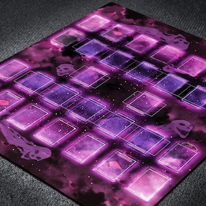 Shadow Realm YGO-speelmat voor 2 spelers met aangepaste duelveldzones, World of Darkness grote kaartspelmat, TCG-accessoire voor georganiseerde gameplay