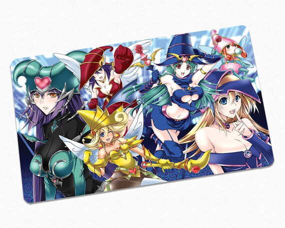 Yugioh Dark Magician fille trading card game Duel trading card game Tapis Playmat GRATUIT Meilleur Tube