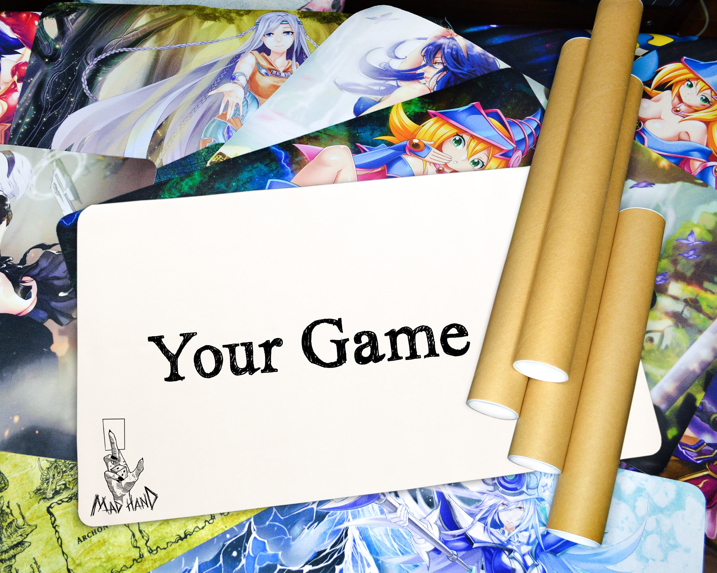 No.19 Final Fantasy TCG Custom Playmat - Cloud Strife - 60cm X 35cm, Non-Slip
