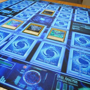 YGO Game Playmat With DSOD Anime Field Zones for 2-player Dimension ...
