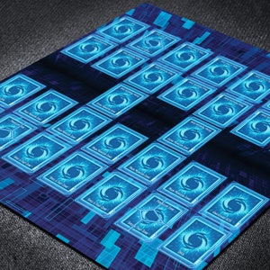 YGO Game Playmat met DSOD Anime Field Zones voor kaartgameplay voor 2 spelers, custom gaming-tafelblad TCG Master Duel-mat met twee kanten