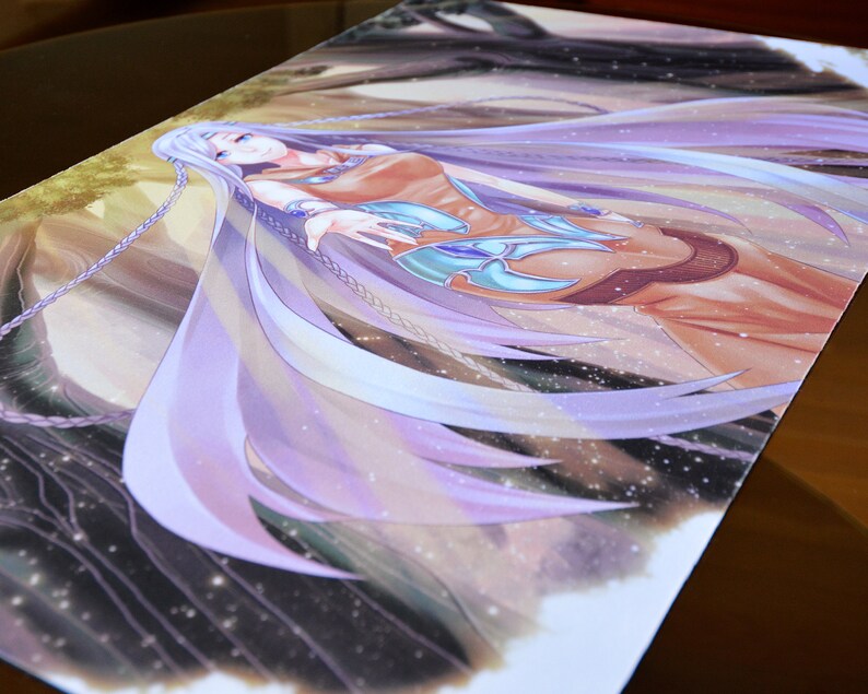 Maiden with Eyes of Blue Custom YuGiOh Duel Playmat for White Etsy