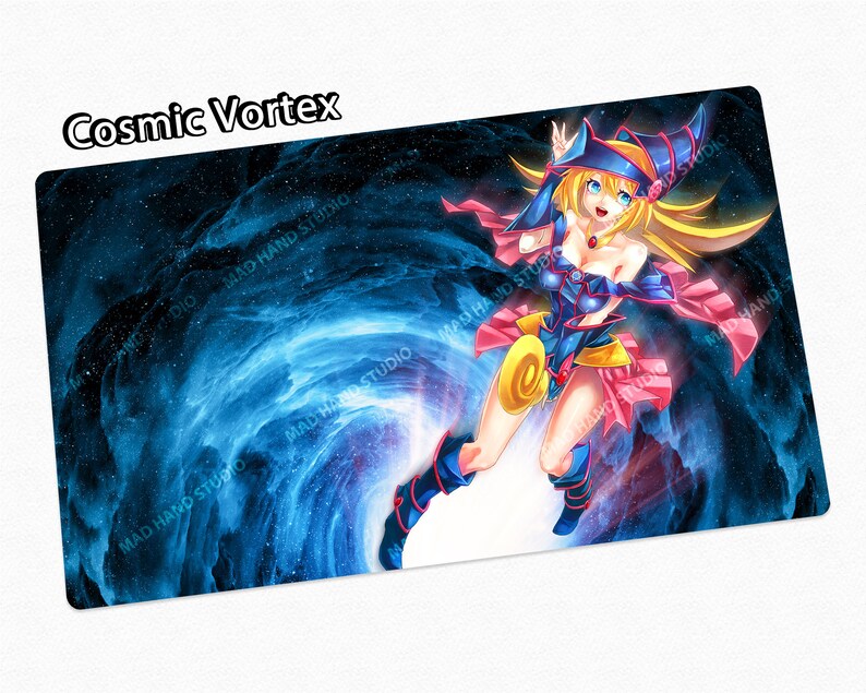 Personalized Dark Magician Girl Yugioh Playmat Card Game Play Etsy 