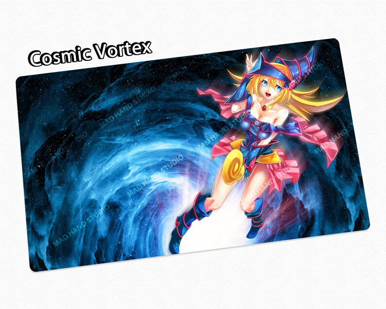 Personalized Dark Magician Girl YuGiOh Playmat Card Game Play Etsy