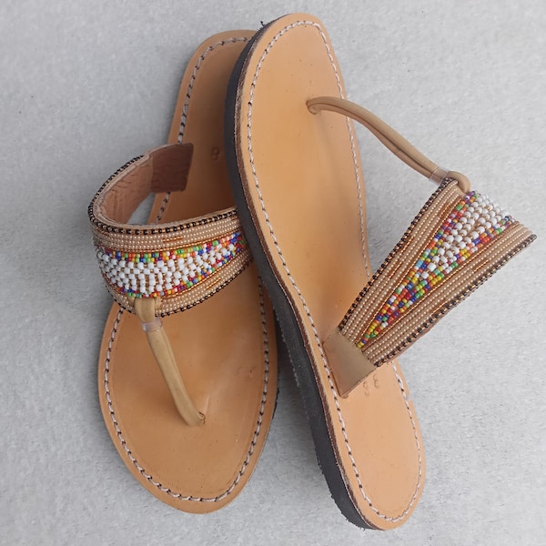 beaded sandals