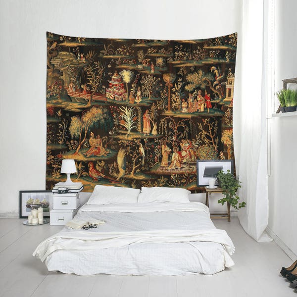 Wall Tapestries,  Indian Art Tapestries, Antique Art, Home Decor, New Home Gift, House Warming Idea. IND001