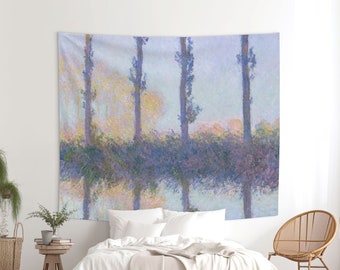 Tree Art for Wall, Tapestry, Monet, New Home Gift, Wall Art, Wall Decor. MON007