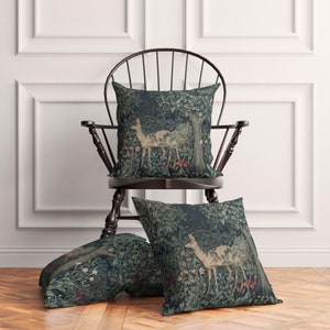 Greenery Deer Pillow Cover, Boho Cushion, Wholesale Available