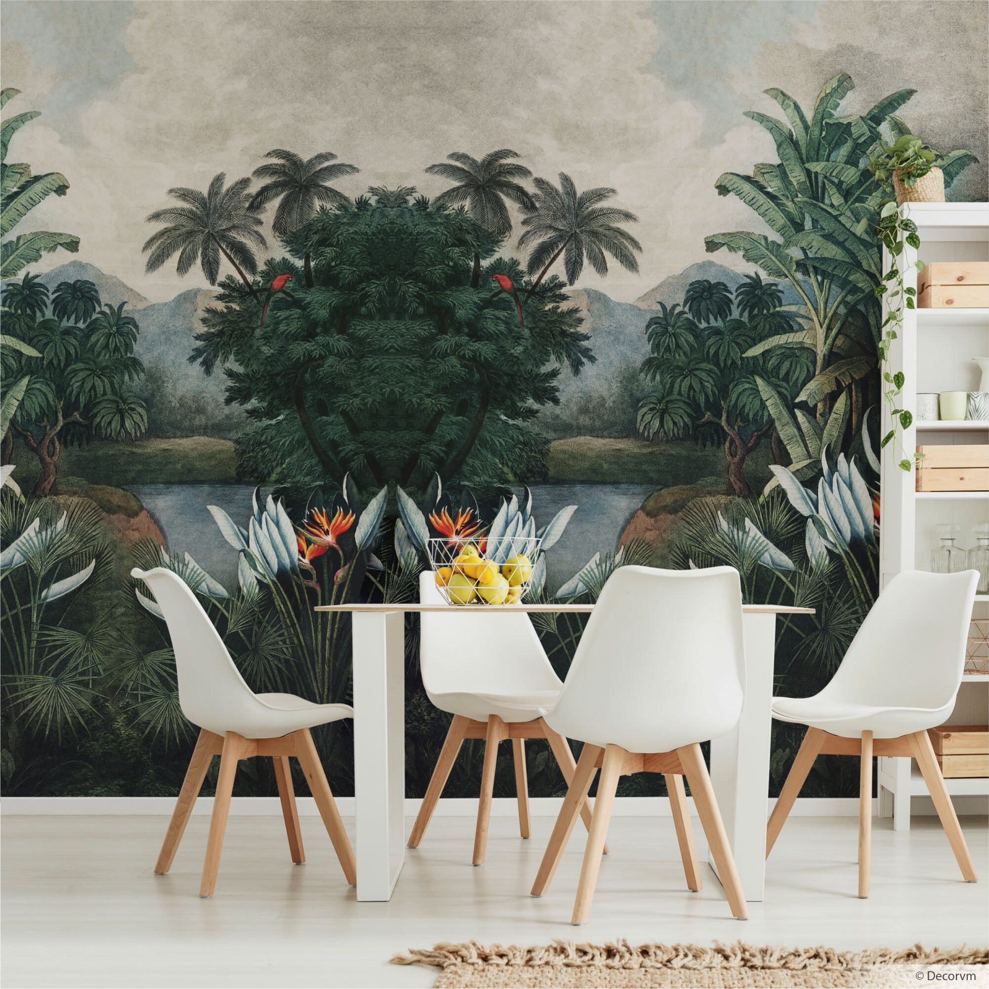 tapiz Jungle Peel and Stick decoración - Etsy España