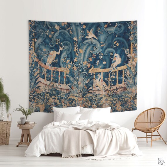 Blue tapestries hotsell