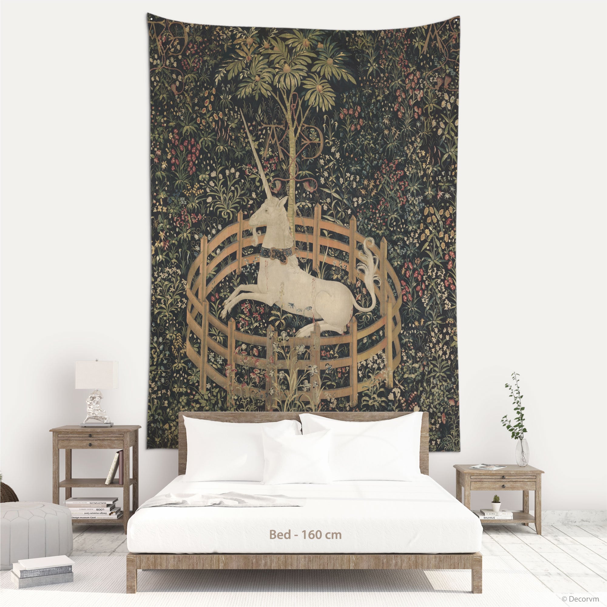 The unicorn in captivity tapestry reproduction new arrivals