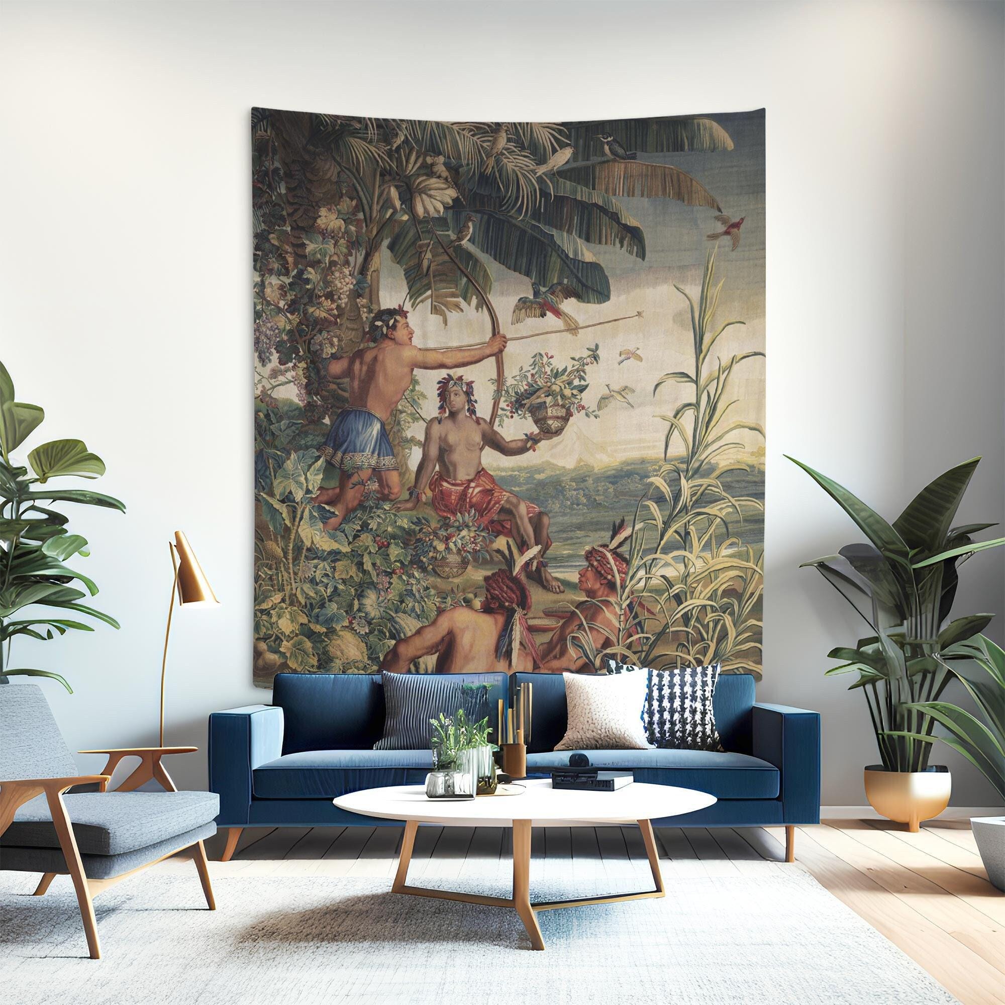 Copie vintage de Tapisserie Flamande Tournai Ateliers 15ème